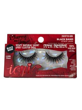 Ioni Cherry On Top Wispy Cluster Faux Mink Lashes Spiky Short NIB